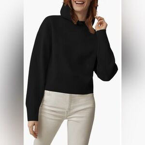 Canada Goose Holton Merino Classic Black Women's Sweater